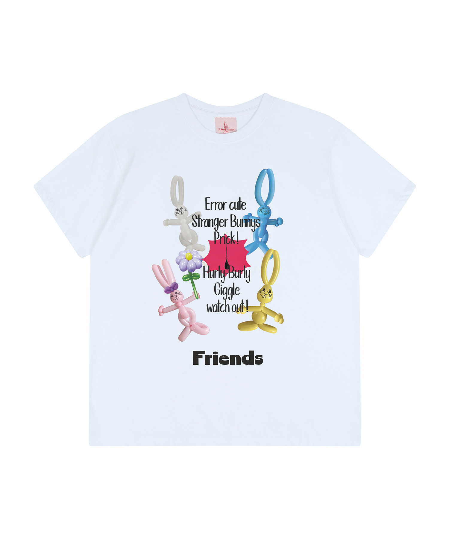 Stranger friends t-shirt_White